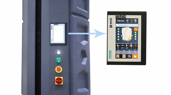 মডেল স্ট্যান্ডার্ড ই টাইপ টার্নটেবল প্যালেট আবরণ মেশিন