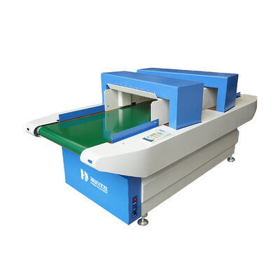 টেক্সটাইল পরীক্ষার জন্য ডাবল হেড ইগল মেটাল ডিটেক্টর 600 মিমি সনাক্তকরণ প্রস্থ এবং 24 মি / মিনিট কন্ট্রোলিং গতির সাথে