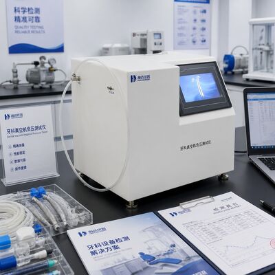 Dental Vacuum Negative Pressure Tester Vacuum Gauge Machine for Dental Suction System Testing Equipment High Precision -94 kPa